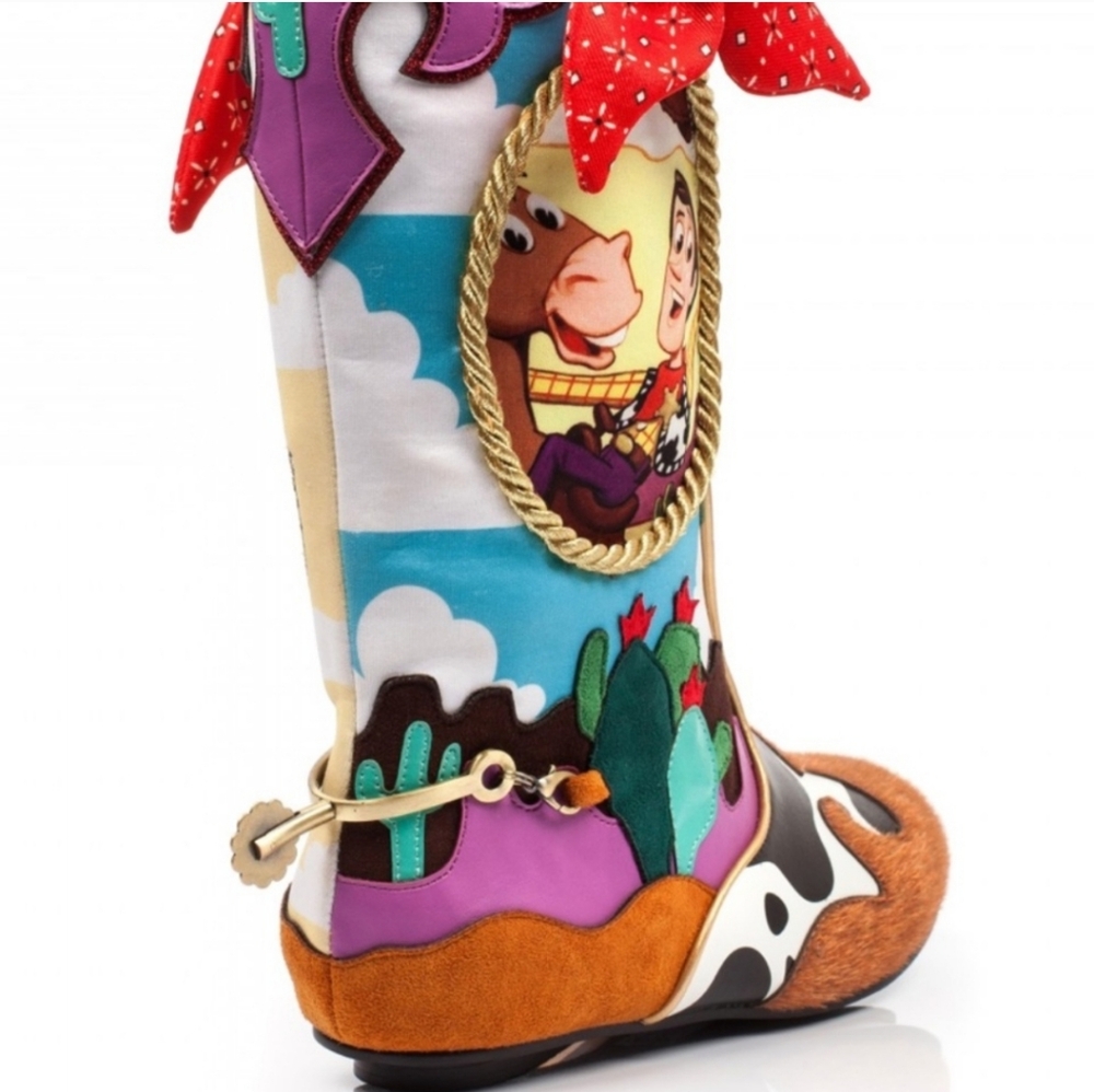 Disney Irregular Choice Toy Story Woody & Bullseye Limited Edition Boots - Picture 5 of 8